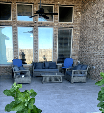Outdoor seating