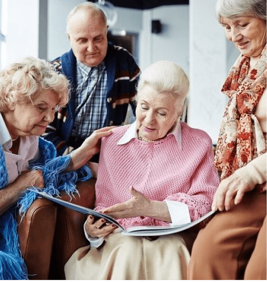 Residents enjoying community activities